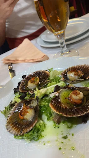 Vieiras a la plancha